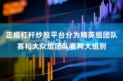 正规杠杆炒股平台分为精英组团队赛和大众组团队赛两大组别