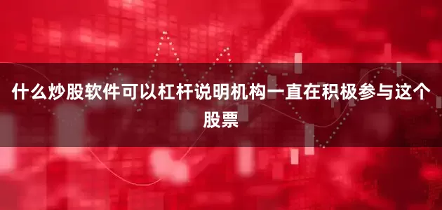 什么炒股软件可以杠杆说明机构一直在积极参与这个股票