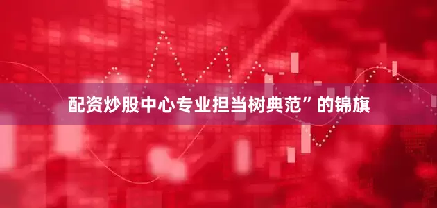 配资炒股中心专业担当树典范”的锦旗